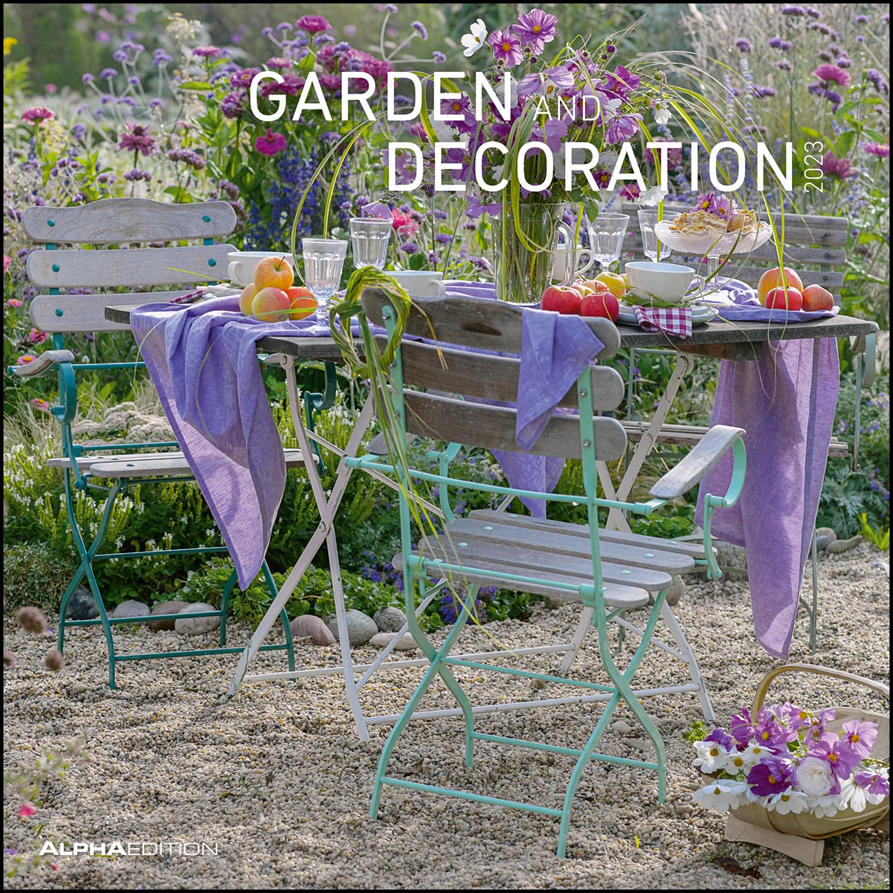 Garden & Decoration 2023 - Brochure Calendar 30 x 30 cm (30 x 60 Open) - Calendar with Space for Notes - Garden - Picture Calendar - Garden Calendar