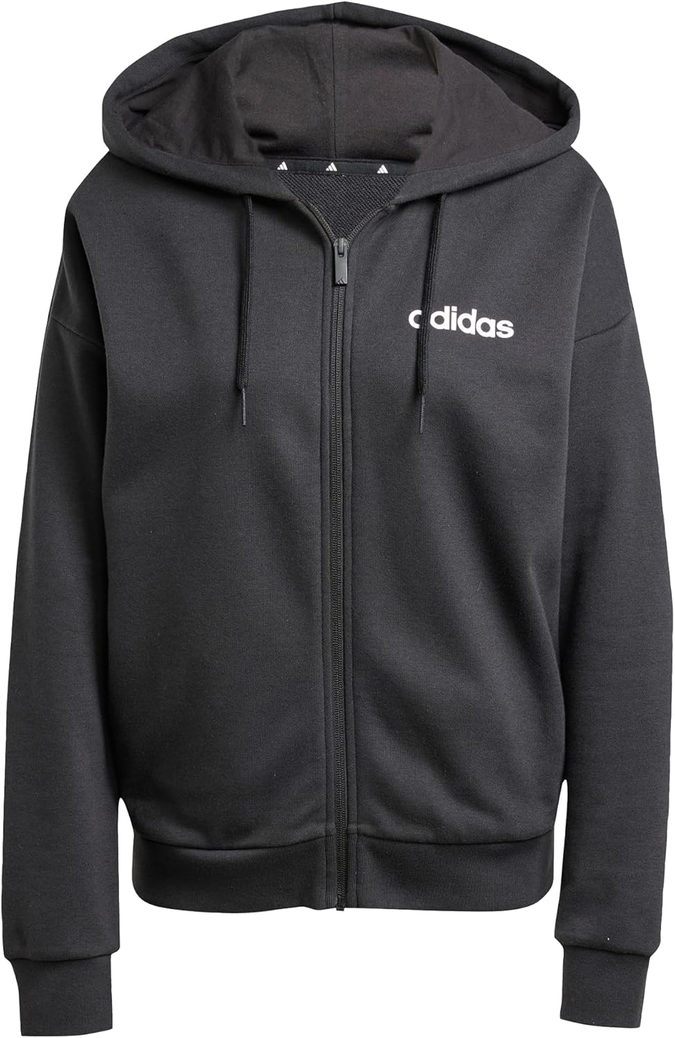 adidas Essentials Linear Women's Terry Zip Hoodie Sweatshirt