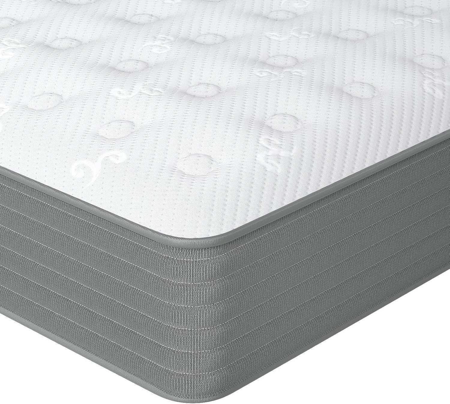 Good Nite Double Mattresses 8 Inch 4FT 6 Hybrid Mattress with Comfort Memory Foam Individually Wrapped Pocket Sprung Double Mattress 4FT6 Medium Firm 7-Zone Orthopaedic Mattress Double 135x190x20cm image 1