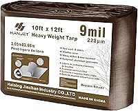 Vista 12 de lona impermeable duradera para cubierta, para camping, jardín, azul/verde militar, Verde