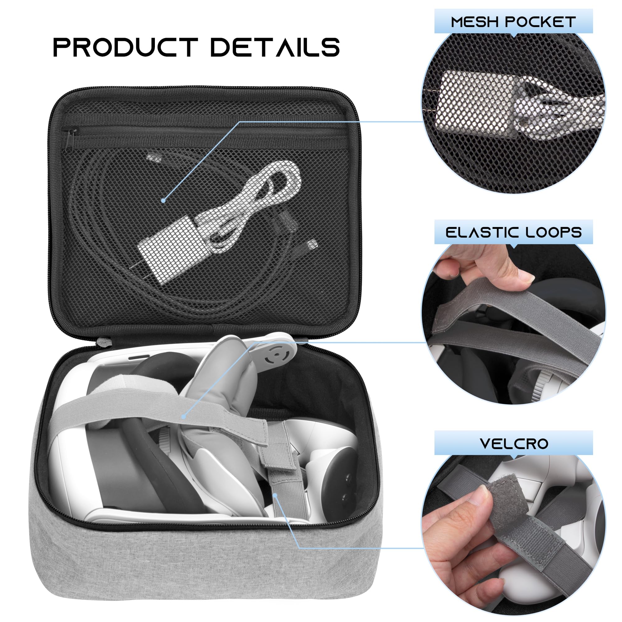 Amazon.co.jp: KISLANE キャリーケース Oculus Quest 2 VR対応