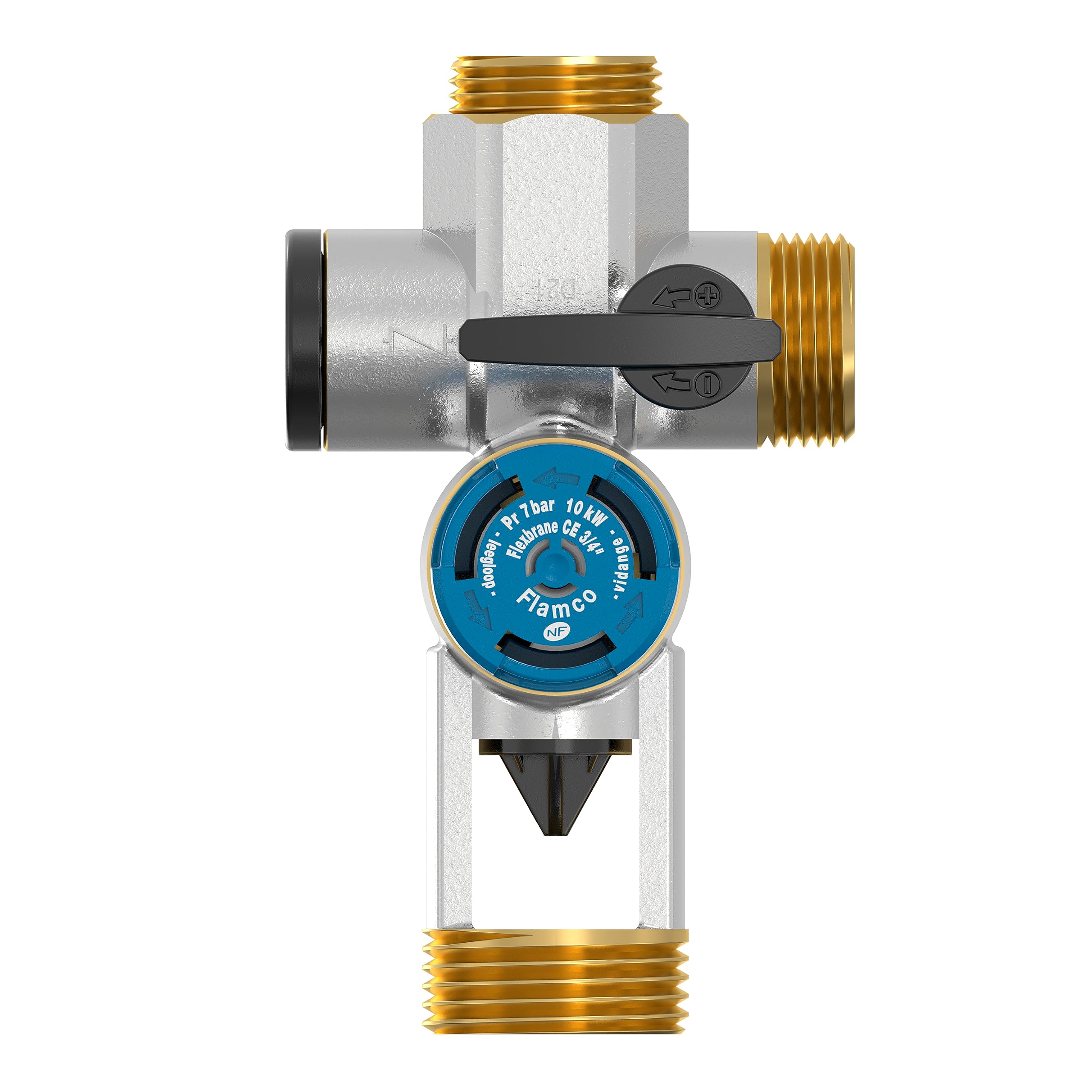 Flamco Flexbrane NF ACS gruppo di sicurezza con valvola di non ritorno che impedisce la sovrapressione nel sistema di acqua potabile 28360