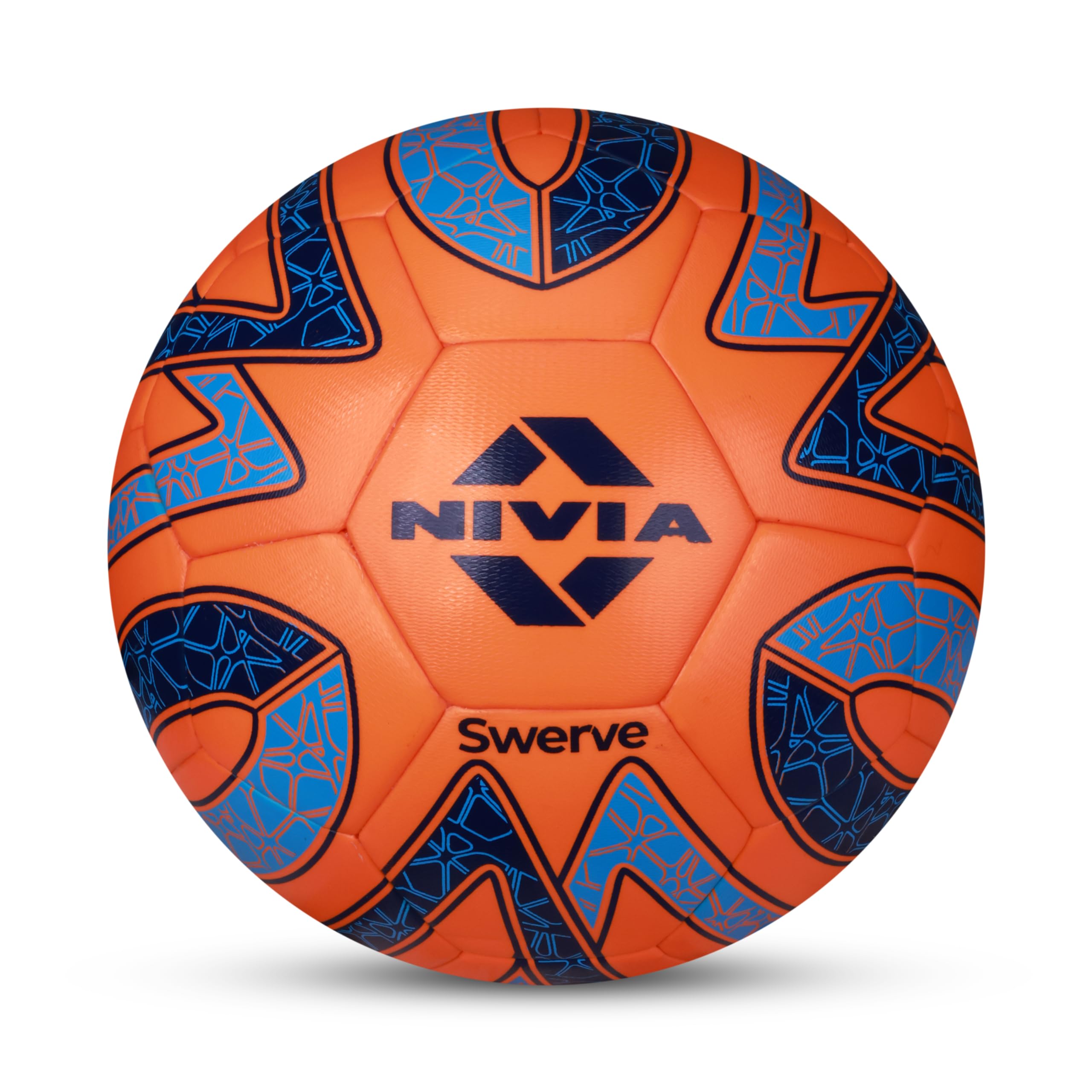 Nivia Swerve Football, for Men & Women, 32-Panel Machine Stitched, TPU Upper, Butyl Bladder, Ideal for Training (Size - 5, Orange)-image-42