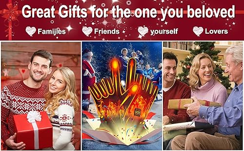 Miniatura 9 de Autocastle Guantes calefactables recargables con batería eléctrica para hombres y mujeres, guantes térmicos para pantalla táctil, guantes térmicos