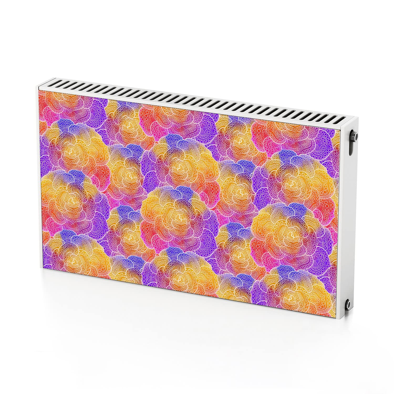 Tapis magnétique pour radiateur 100x60 cm au motif abstrait coloré