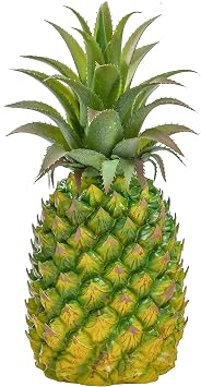 QIRMIZI Artificial Pineapple -Simulated Fruit Decoration, Lifelike Fake Fruit Model, Perfect for Home Decor, Kitchen, Party & Photography Prop Realistic & Eco-Friendly,Green Meduim
