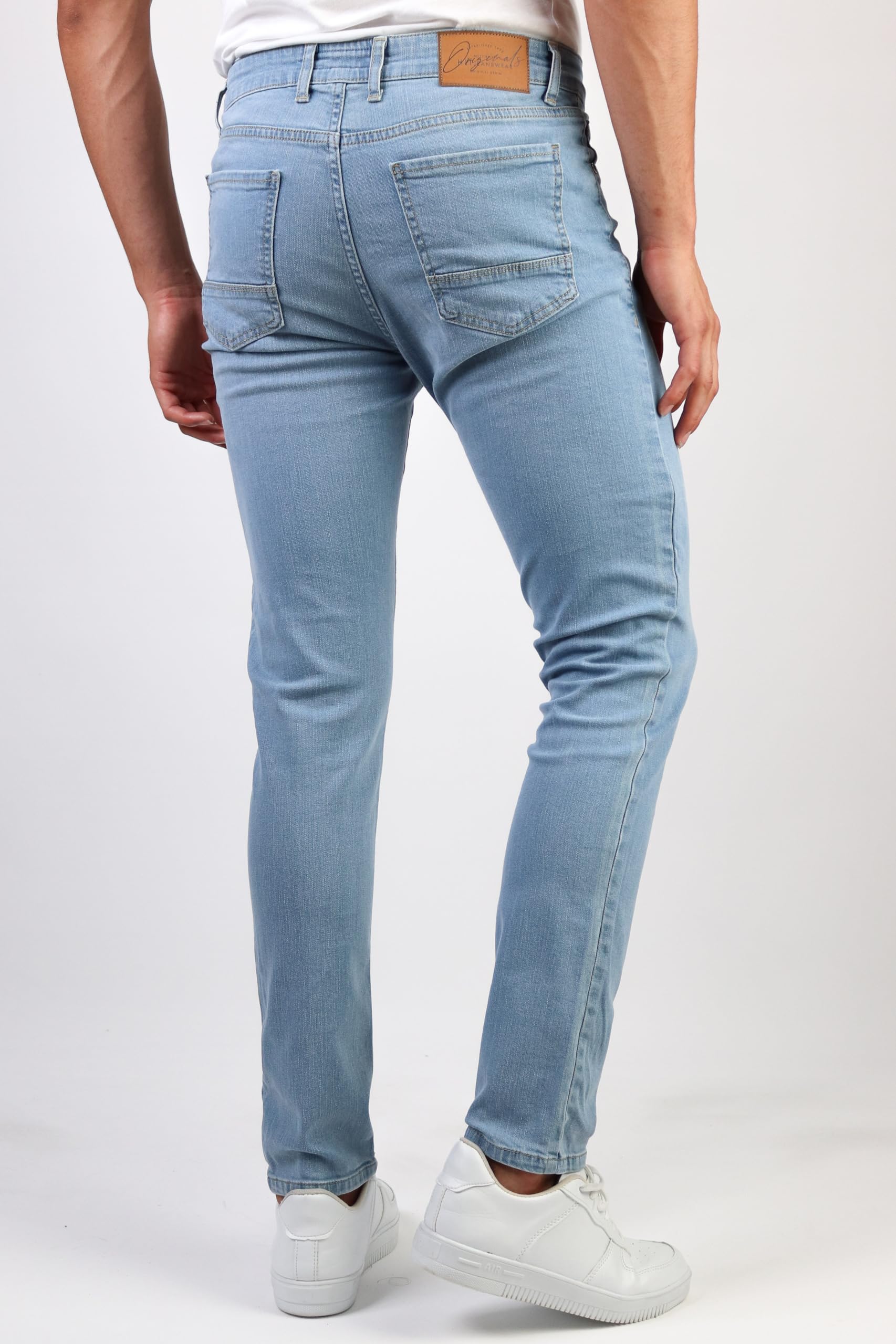 HALAT'S Herren Jeans Slim Fit - Baumwolle Jeanshose Stretch für Herren mit Schlanke Elastizität