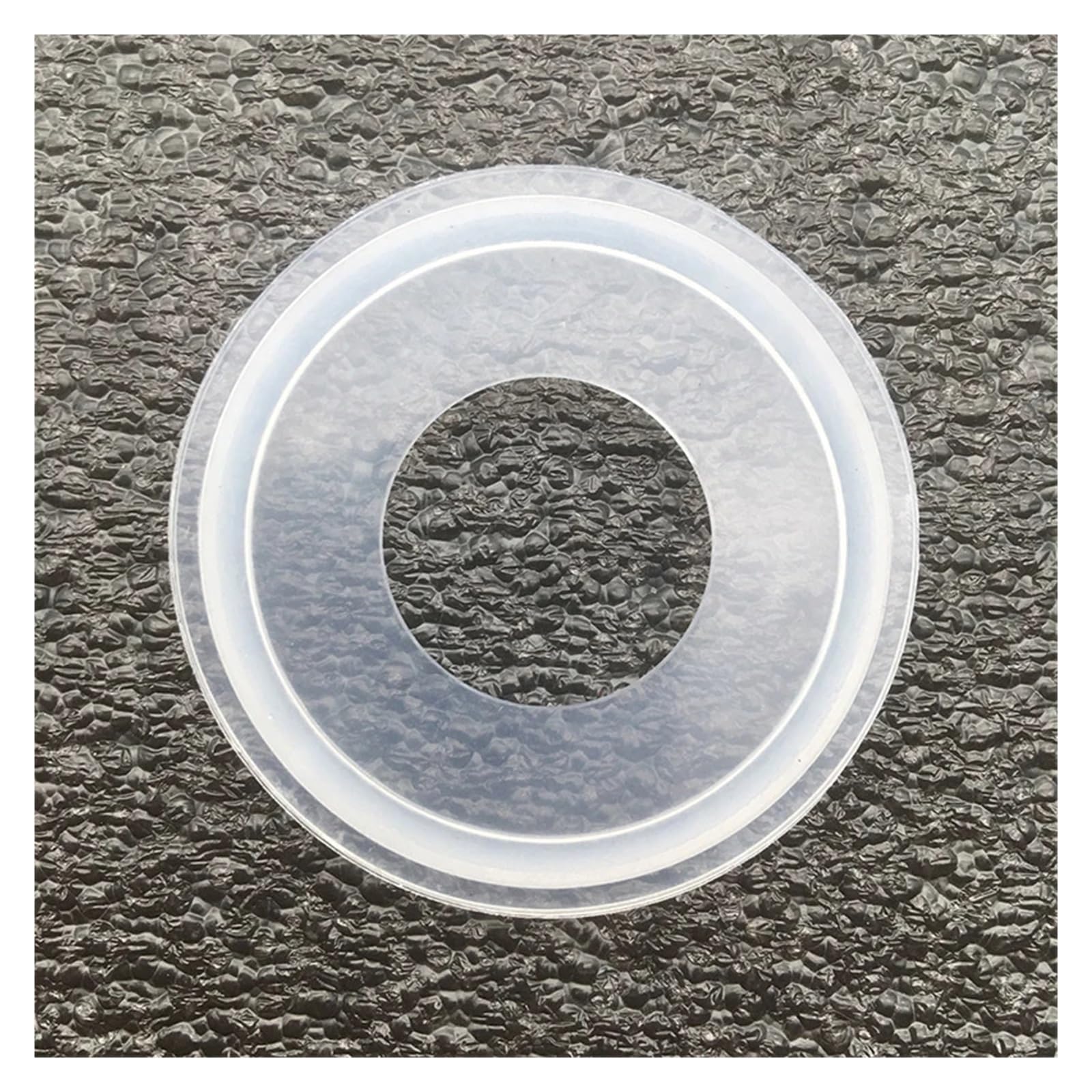 Set di 5 guarnizioni di tenuta in silicone altamente trasparenti, for uso alimentare, da 1,5" a 2" a 2,5" a 3" a 3,5" a 4" for uso casalingo(154mmx167mm)