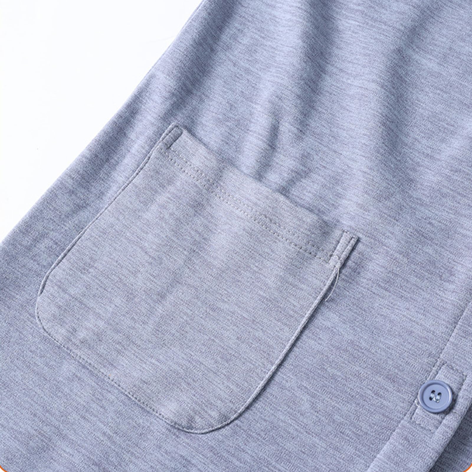 Ropa para el cuidado del paciente, Medical Patient Clothes For Bedridden And Post Surgery In Pink And Grey, Multiple Sizes(Grijs,XXL)