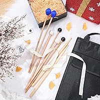 Vista 2 de Marimba - Juego de 2 mazos y mazos de timbales con funda, teclado de cabeza de hilo duro, mazo de marimba, paquete educativo intermedio