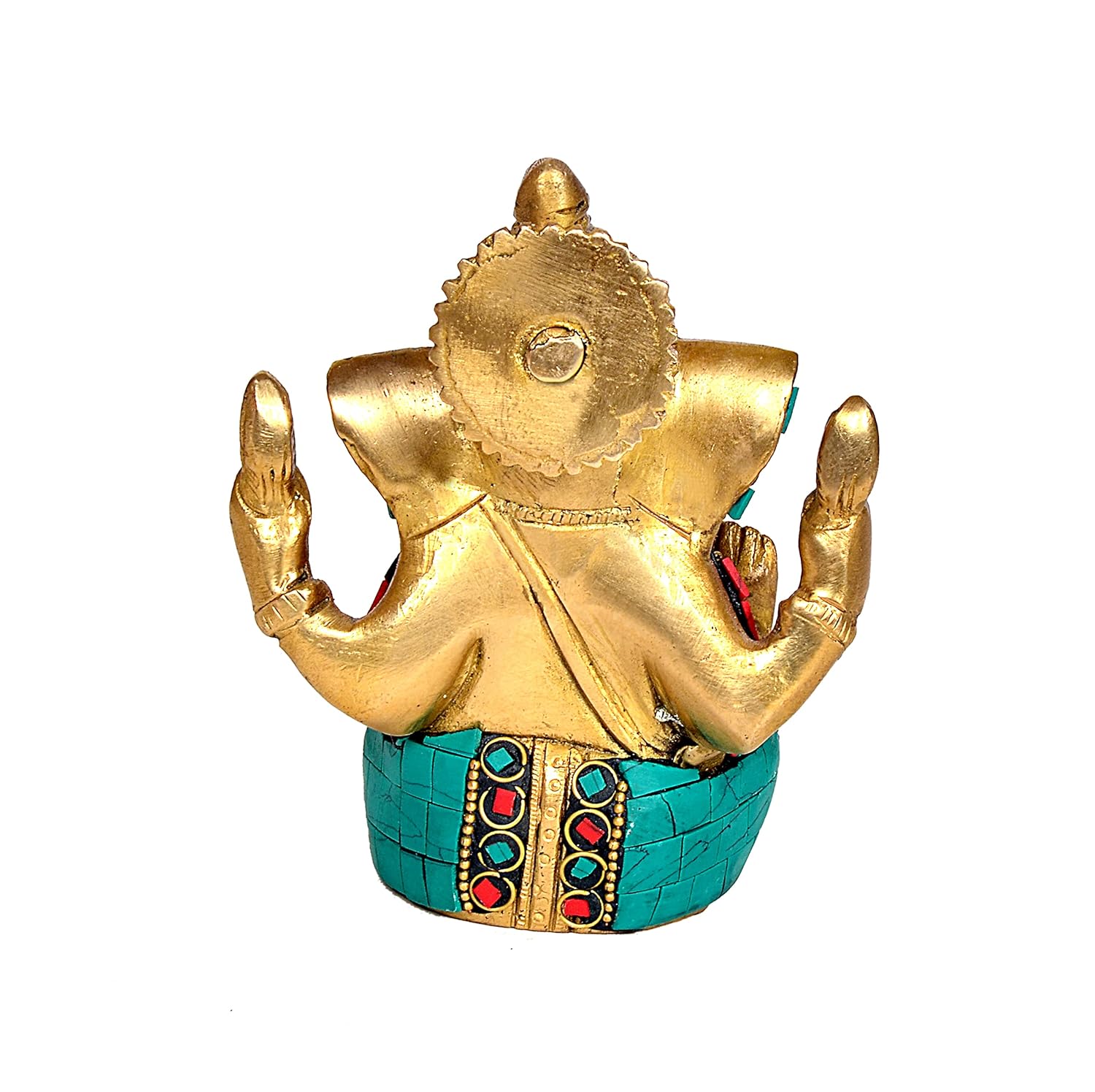Amazon Brand - Umi Ganesh Bhagwan Idol Ganesha Statue Ganpati Murti for Home Entrance Decor Diwali Gift Decorate (Height 5.2 Inches) offers donot miss