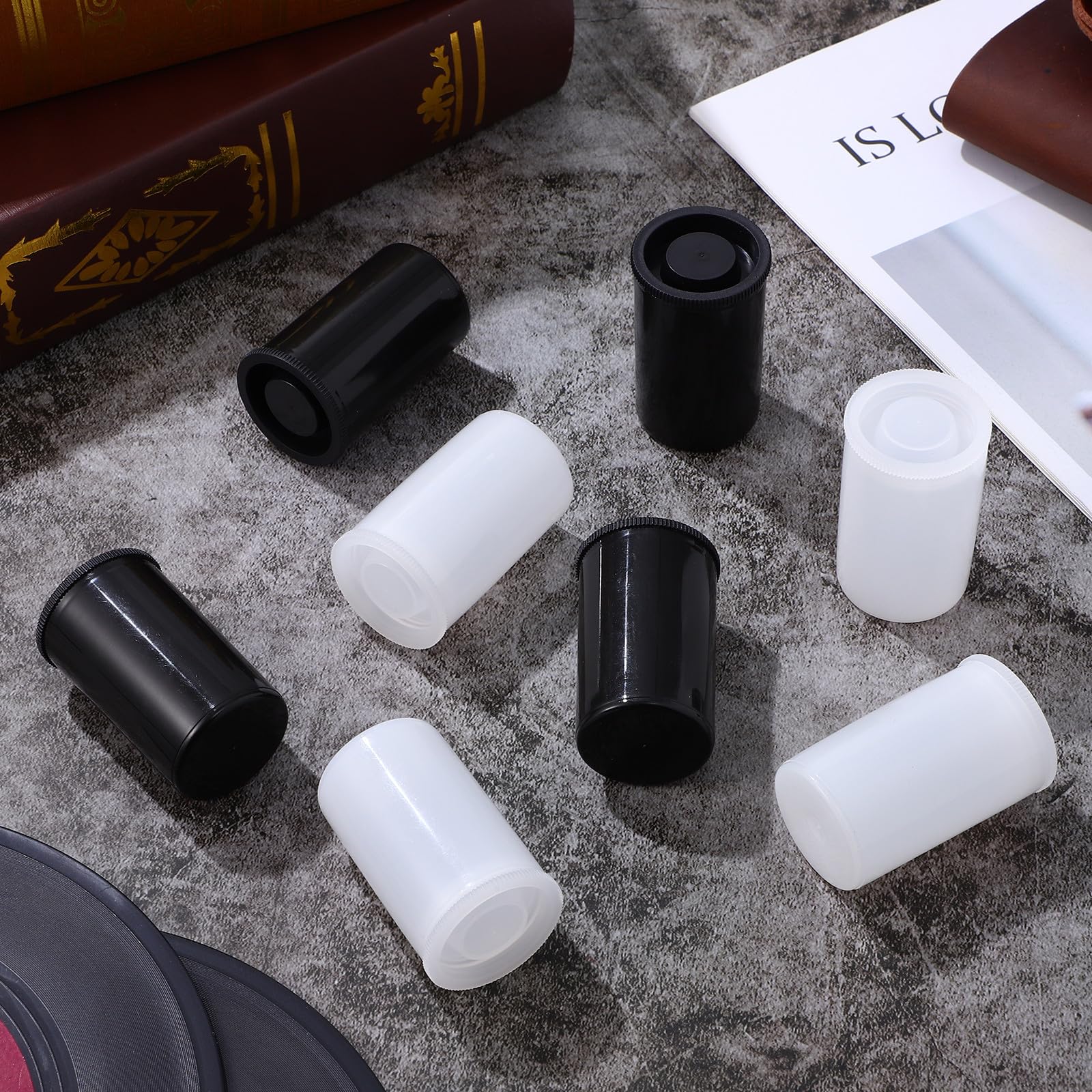 Contenitori Per Pellicole Riutilizzabili Da 20 Pezzi Coperchio Ermetico, Custodia Per Pellicole Da 35 Mm in Plastica Pe Resistente, Per Fotografia, Viaggi e Conservazione Sicura