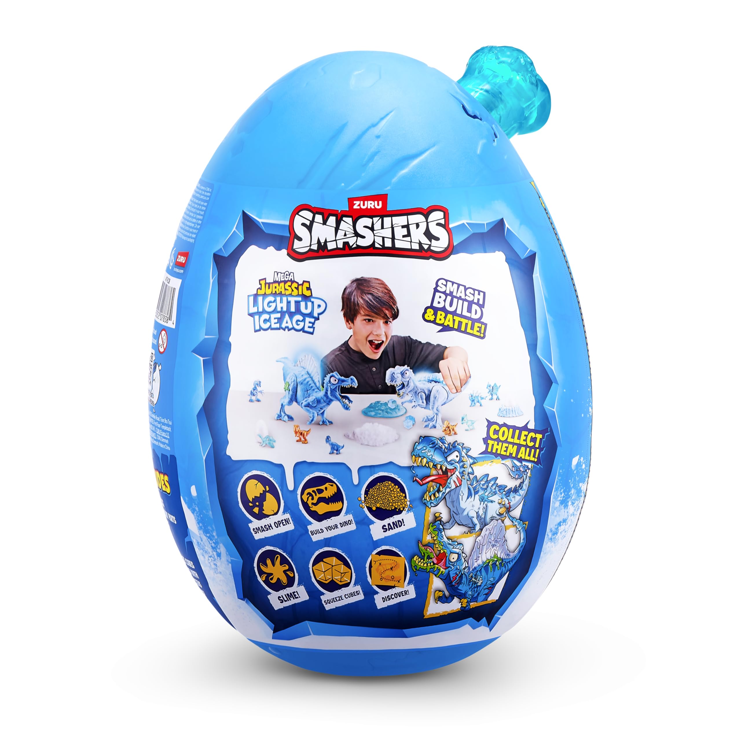 Smashers Mega Jurassic Light Up Ice Age (Spinosaurus) de ZURU