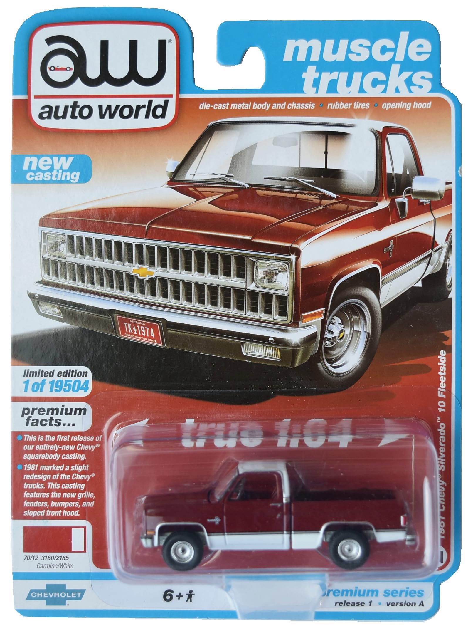 Auto World 1981 Chevy Silverado 10 Fleetside, Muscle Trucks