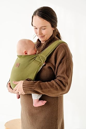 Miniatura 9 de Haven Portabebés por Happy! - Mezcla de algodón orgánico, 7-35 libras, recién nacido a niño pequeño (abeja)