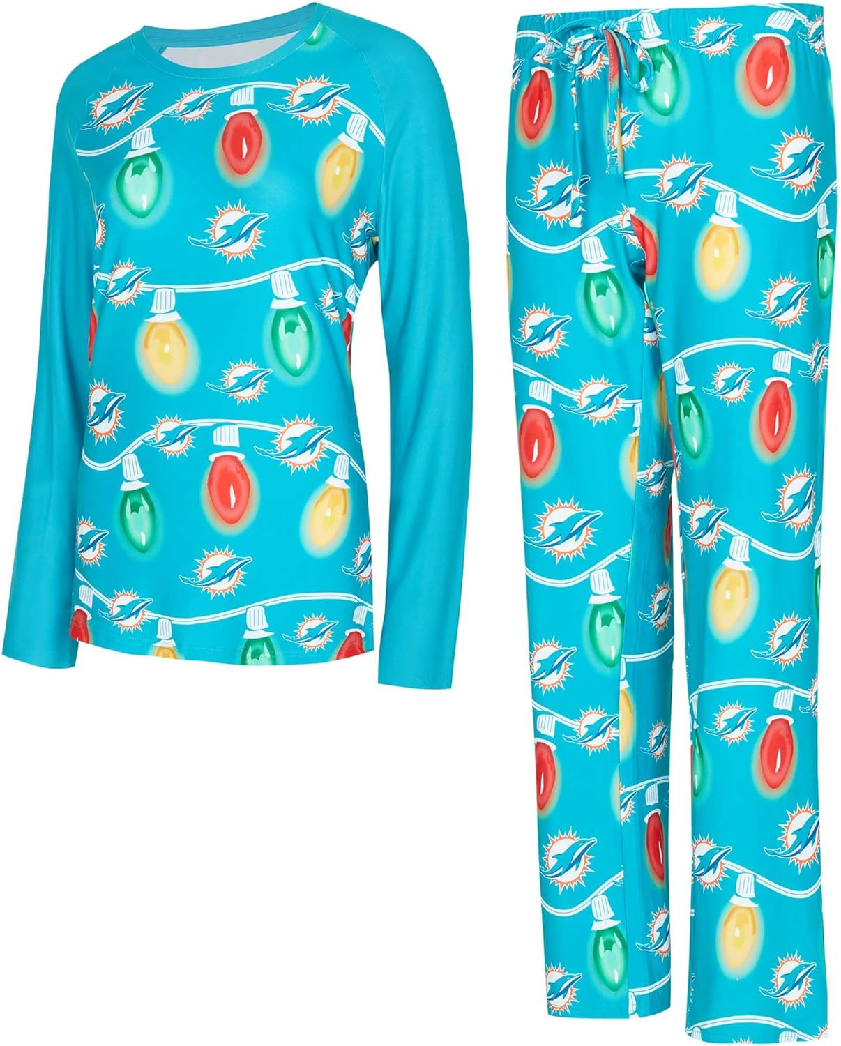 Concepts Sport Women's NFL Garland Knit Raglan Long Sleeve Top & Pants Set