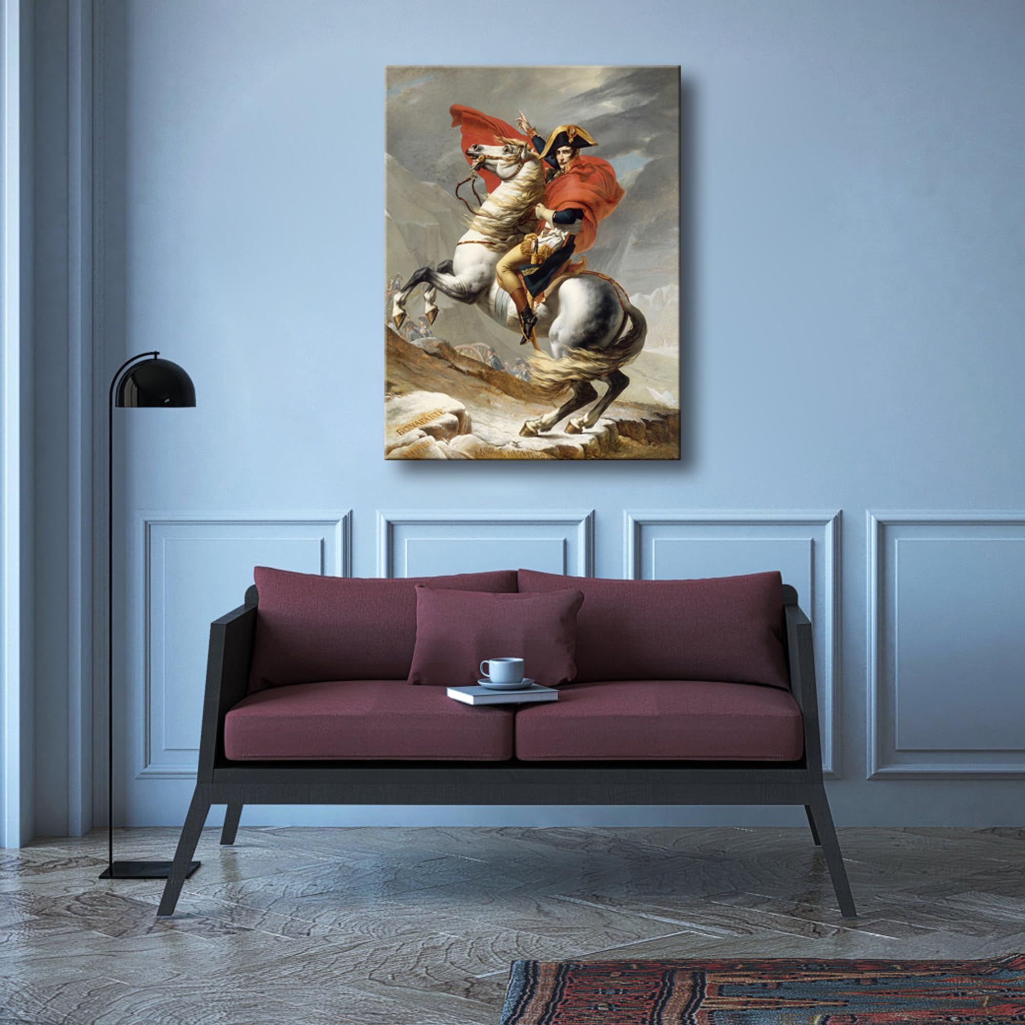 Amazon.com: Wieco Art Napoleon Crossing The Alps of Jacques-Louis