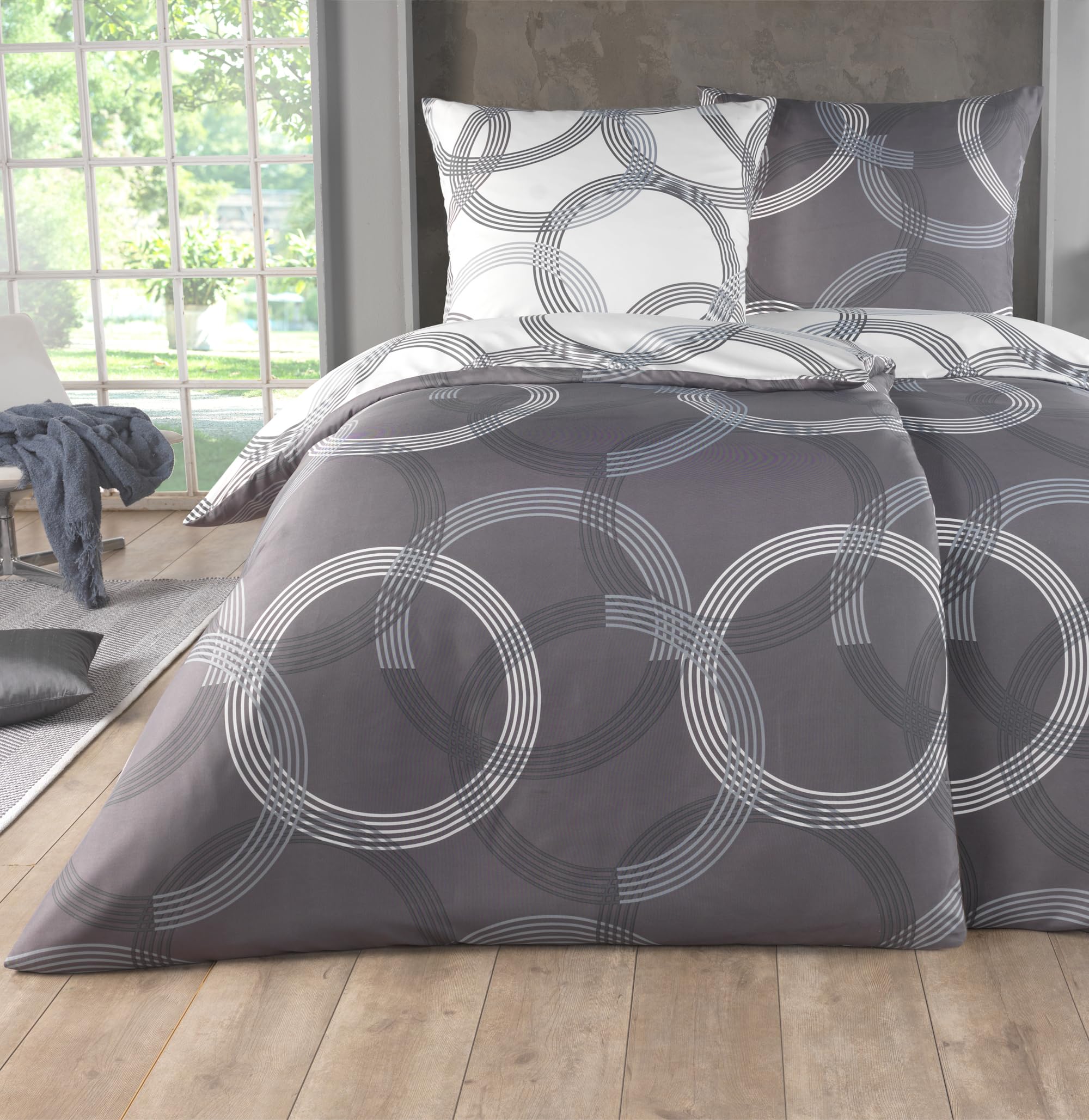 Kuscheli® ÖkoTex Zertifizierte Bettwäsche 135x200 | Allergiker geeignet | modern Karos