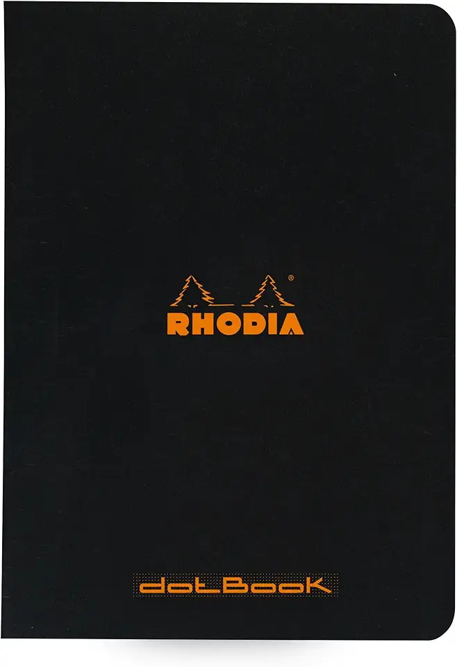 Caderno Rhodia Dotbook A5 Capa Preta Rhodia, Preto