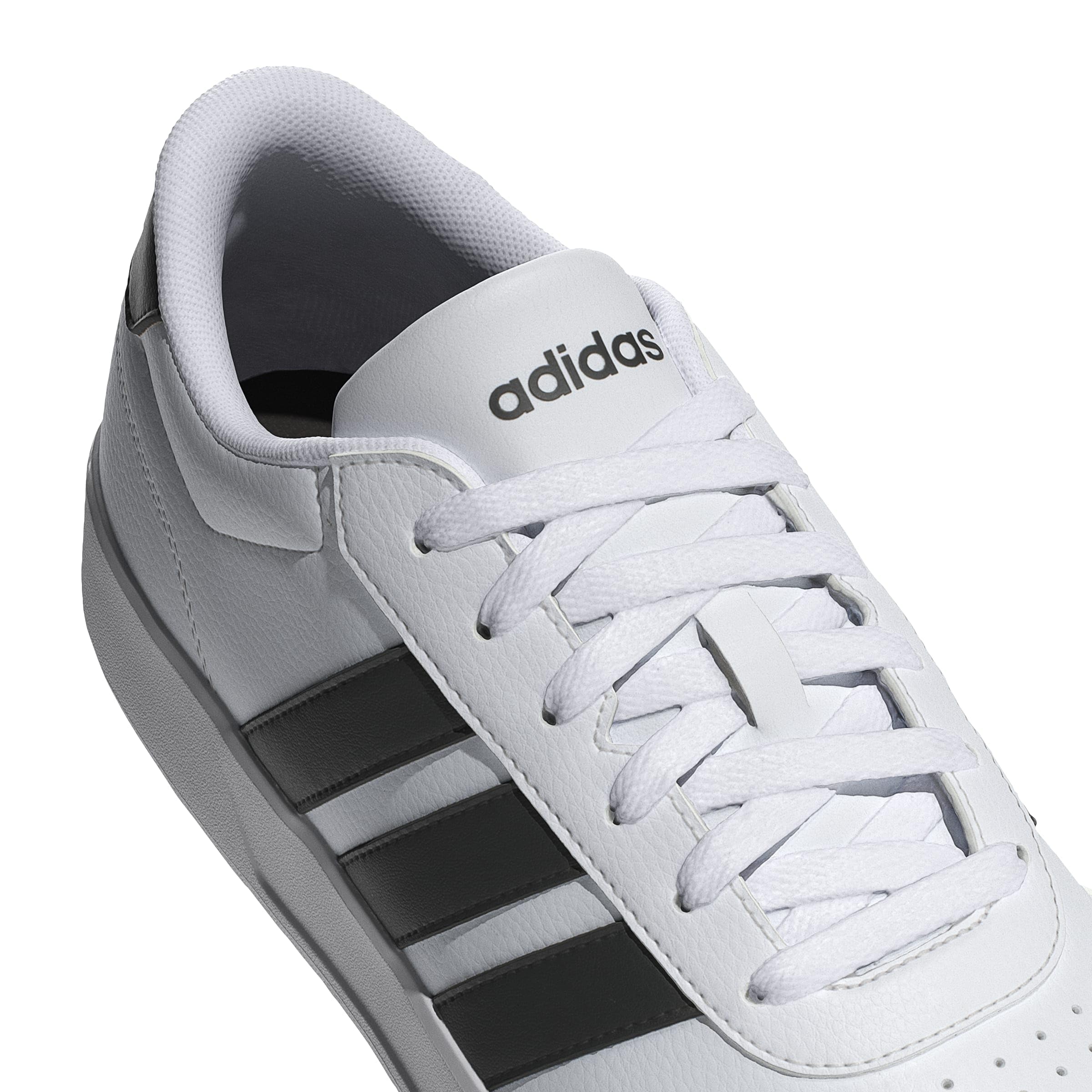 adidas BREAKNET 3.0 Erkek Ayakkabı Düşük Taban (Futbol Dışı), ftwr white/core black/ftwr white, 42 2/3