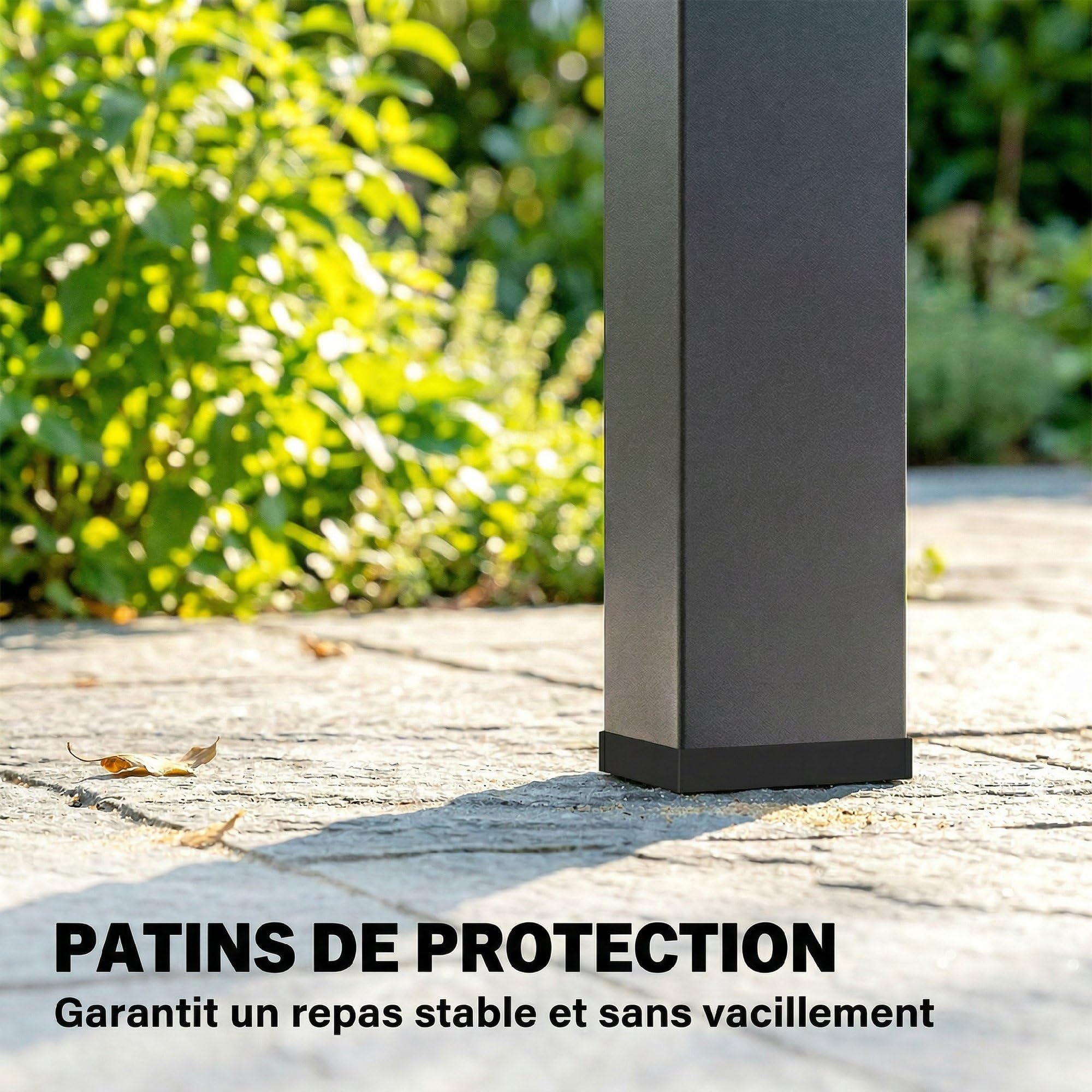 Outsunny Table de Jardin Rectangulaire pour 4-6 Personnes, Plateau en WPC à Lattes, Bords Arrondis, Structure en Métal, Table à Manger de Jardin pour Balcon Terrasse, 155x88x72cm, Naturel