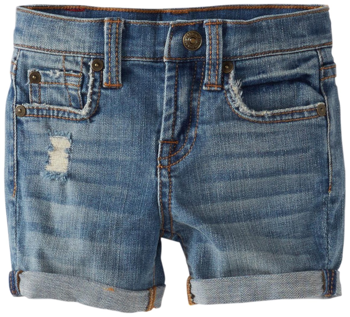 7 For All Mankind Little Girls' Mid-Roll Short