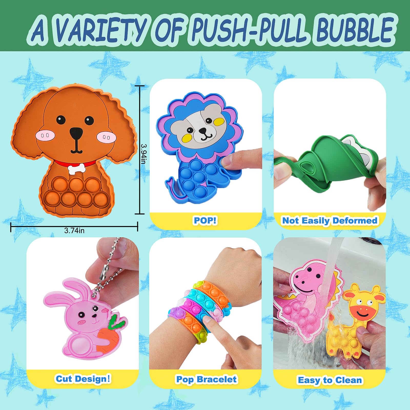 1000 Pcs Party Favors for Kids, Fidget Toys Bulk, Prizes for Kids, Fidget Stocking Stuffers Birthday Party Gifts, Carnival Treasure Classroom Prizes Box, Goodie Bag Stuffers, Birthday Party Toys