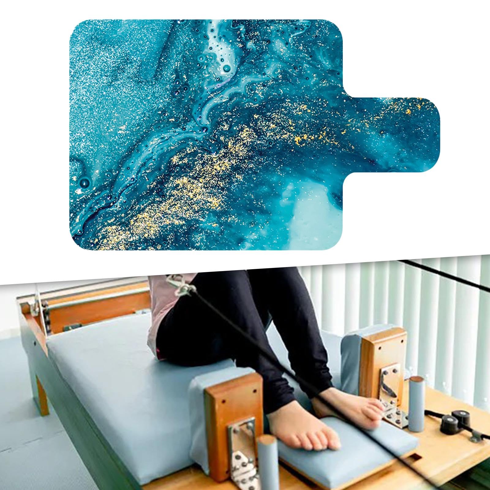 Set di 2 tappetini antiscivolo per pilates e riformatori, per equilibrio corporeo, riformatore, stile B