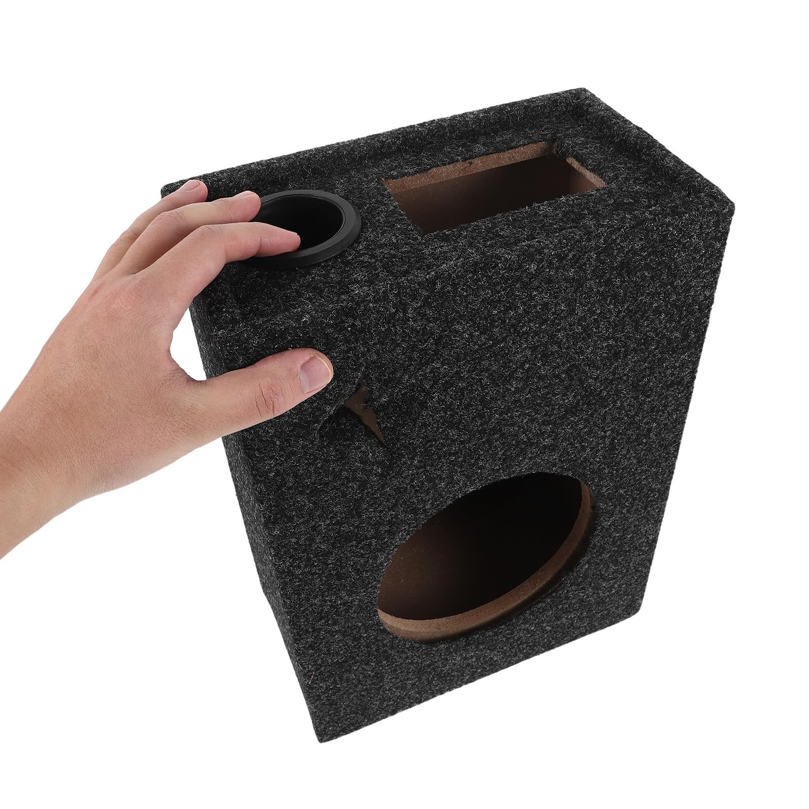 VANZACK Cassa Acustica Quadrata Ultra Sottile 6, 5 Pollici in Legno