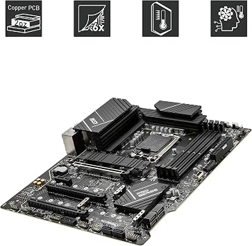 MSI PRO Z790-P WIFI DDR5 Intel Z790 Soket 1700 DDR5 7000(OC) MHz ATX Gaming (Oyuncu) Anakart