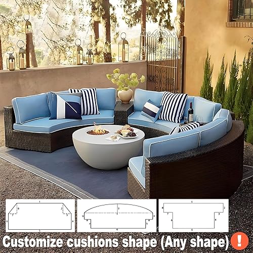 Miniatura 4 de Cojín de banco personalizado, almohadilla de banco de tamaño personalizado con parte inferior antideslizante, cojín de asiento de ventana panorámica