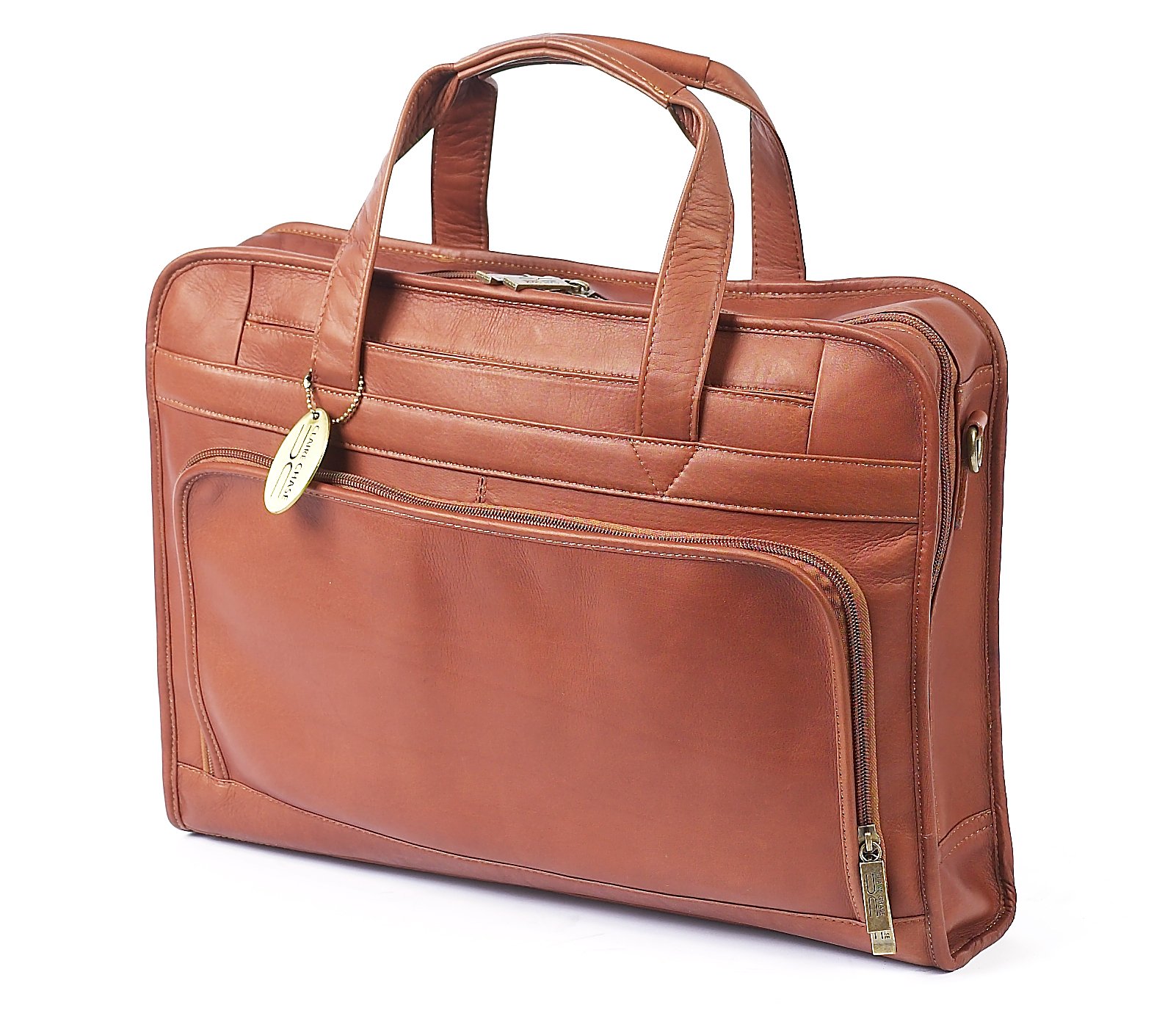 Professional Computer Briefcase, Saddle, One Size, Professional Computer Briefcase-image-13