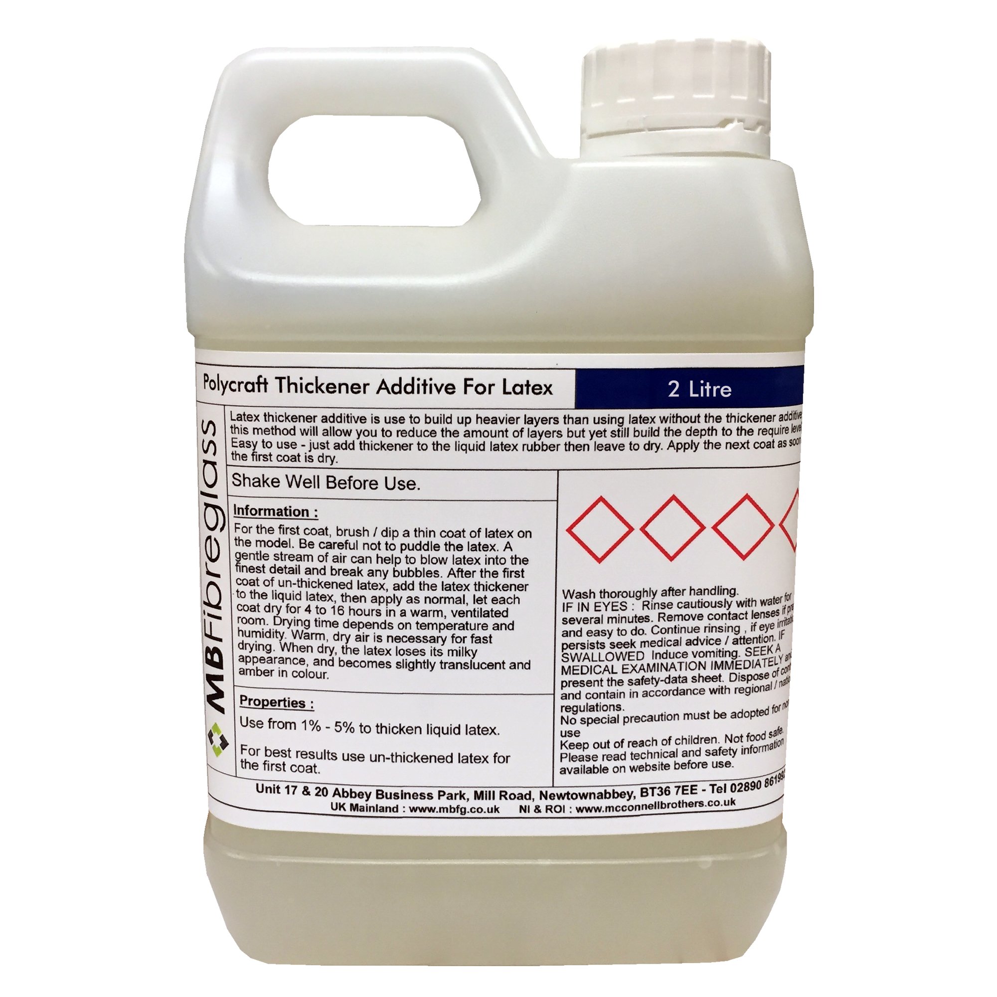Polycraft Liquid Latex Thickener Additive - 2 Litre