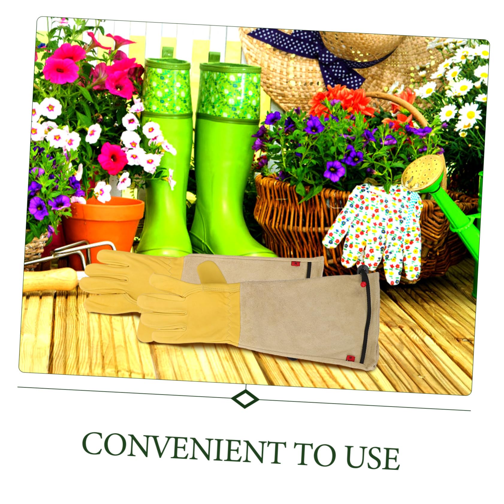 LIFKOME 3 Pares De Guantes De Jardinería Con Espinas Y Hebilla Ajustable Guantes De Trabajo Para Hombres Y Mujeres Guantes De Jardinería Con Garras.