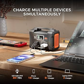 ●超底値・新品未開封・FlashFish 200Wポータブル電源40800mAh Amazon.com : Flashfish 200W Portable Power Station 151Wh