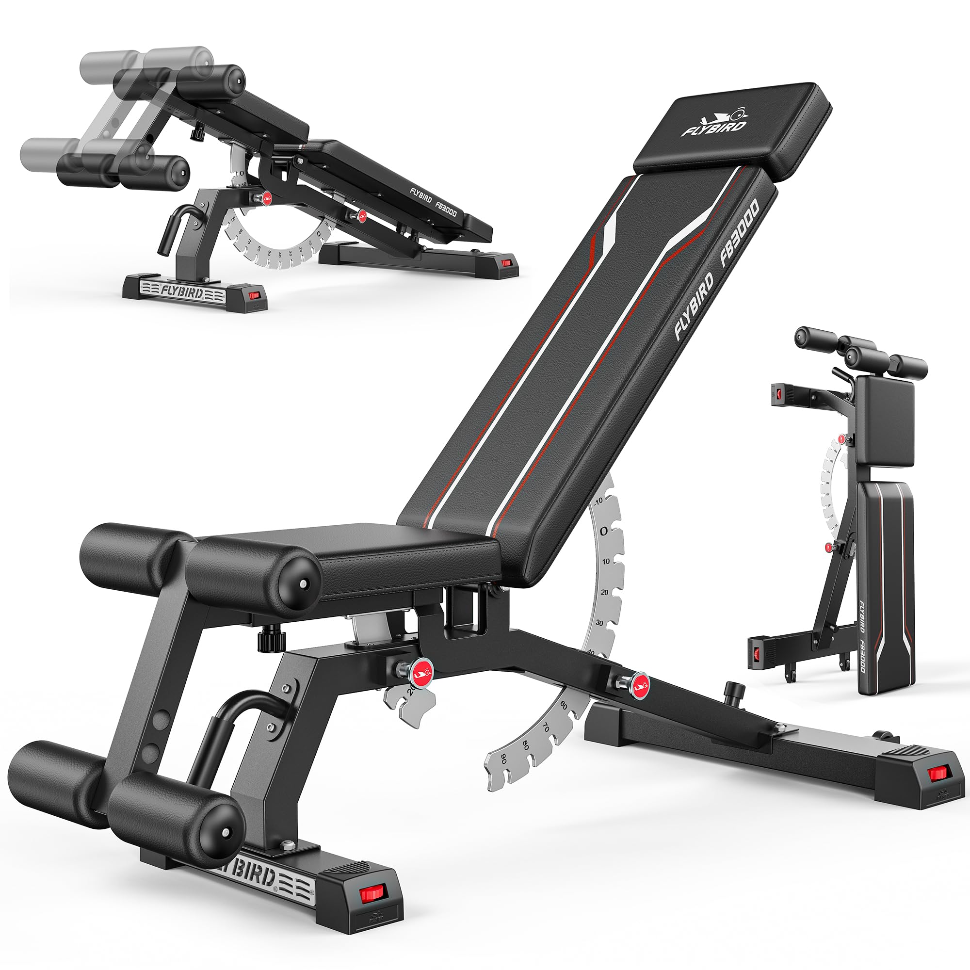 Flybird Roman Chair Home Gym FLYBIRD In Workout Bench, Roman Chair, Weight  Bench And Sit Up