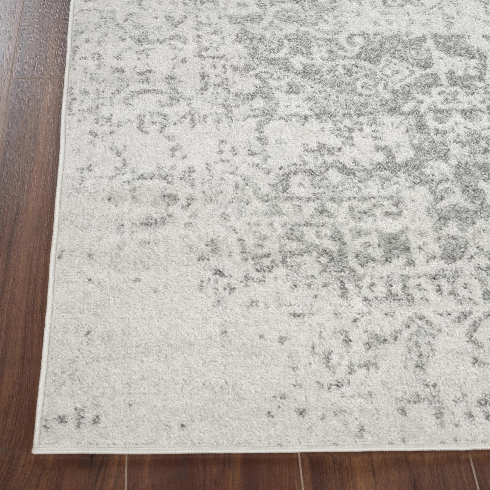 Livabliss Juliette Syracusa Tapis Vintage 160x220 cm – Gris, Beige, Bohème