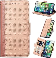 Vista 1 de Funda compatible con Xiaomi Poco X3 GT, tarjetero, compatible con Redmi Note 10 Pro (China) 5G de piel sintética con cierre magnético, color rosa