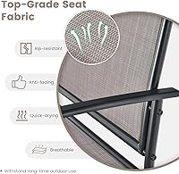 Vista 5 de Tangkula Juego de 2 piezas para conversar con planeadores de patio, sofá biplaza deslizante para exteriores con mesa de café de vidrio templado