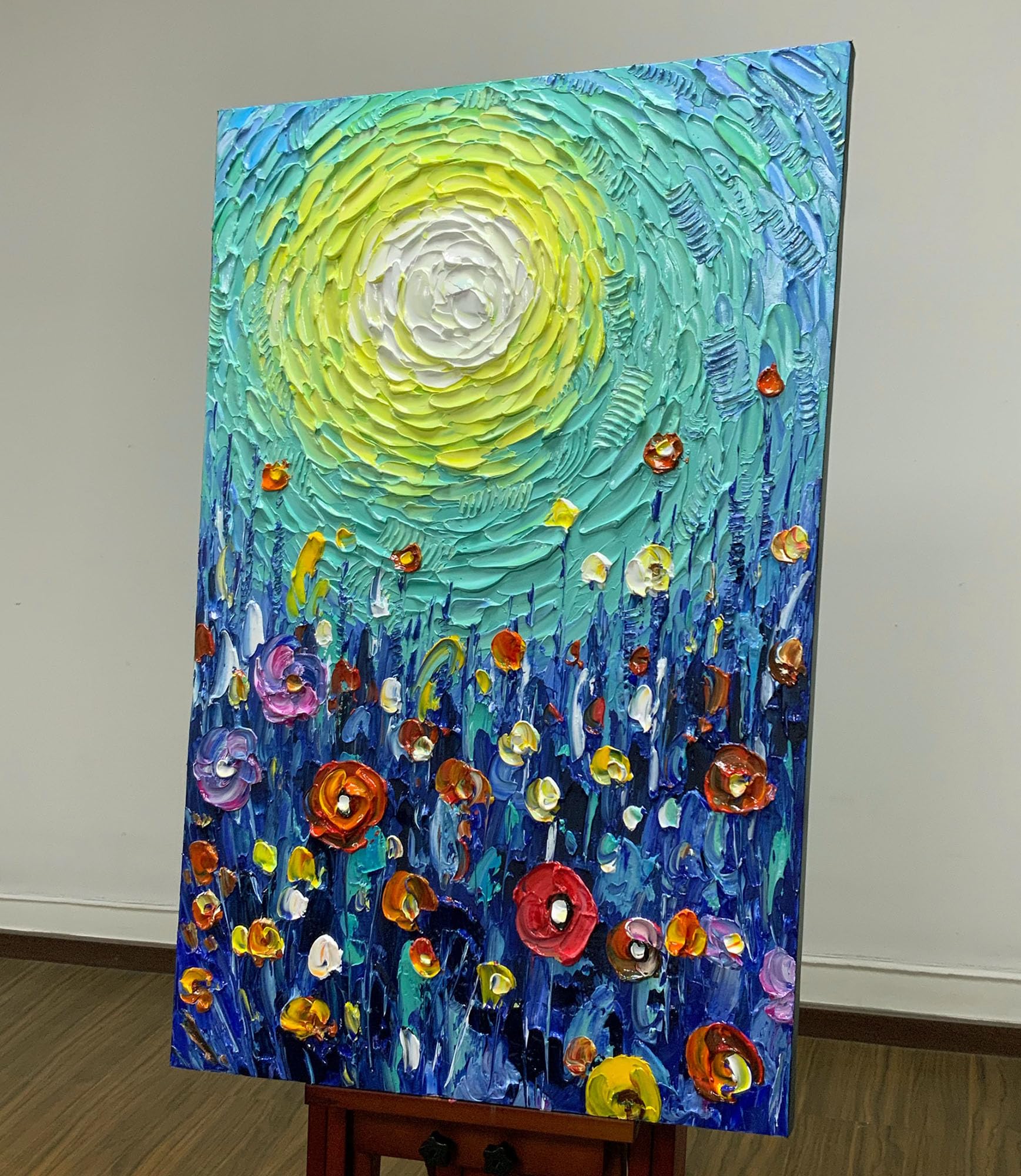 Amazon.co.jp: ART8YUQI 絵画 - テクスチャカラーウォールアート 抽象