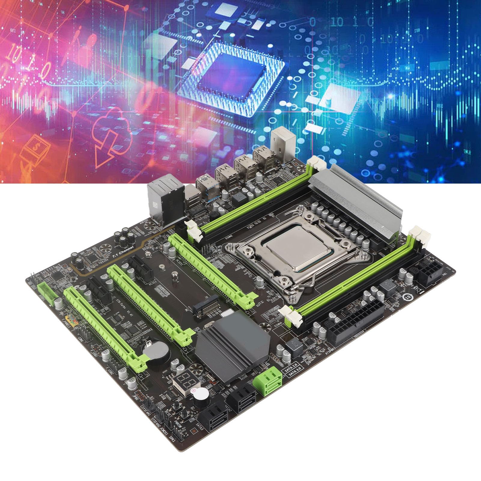 Płyta Główna do Komputerów Stacjonarnych, DDR3 4xDDR3 DIMM, Interfejs NVME M.2, 8-fazowe Zasilanie do Wymiany Komputera, z Interfejsem Modułu Karty Sieci Bezprzewodowej, dla