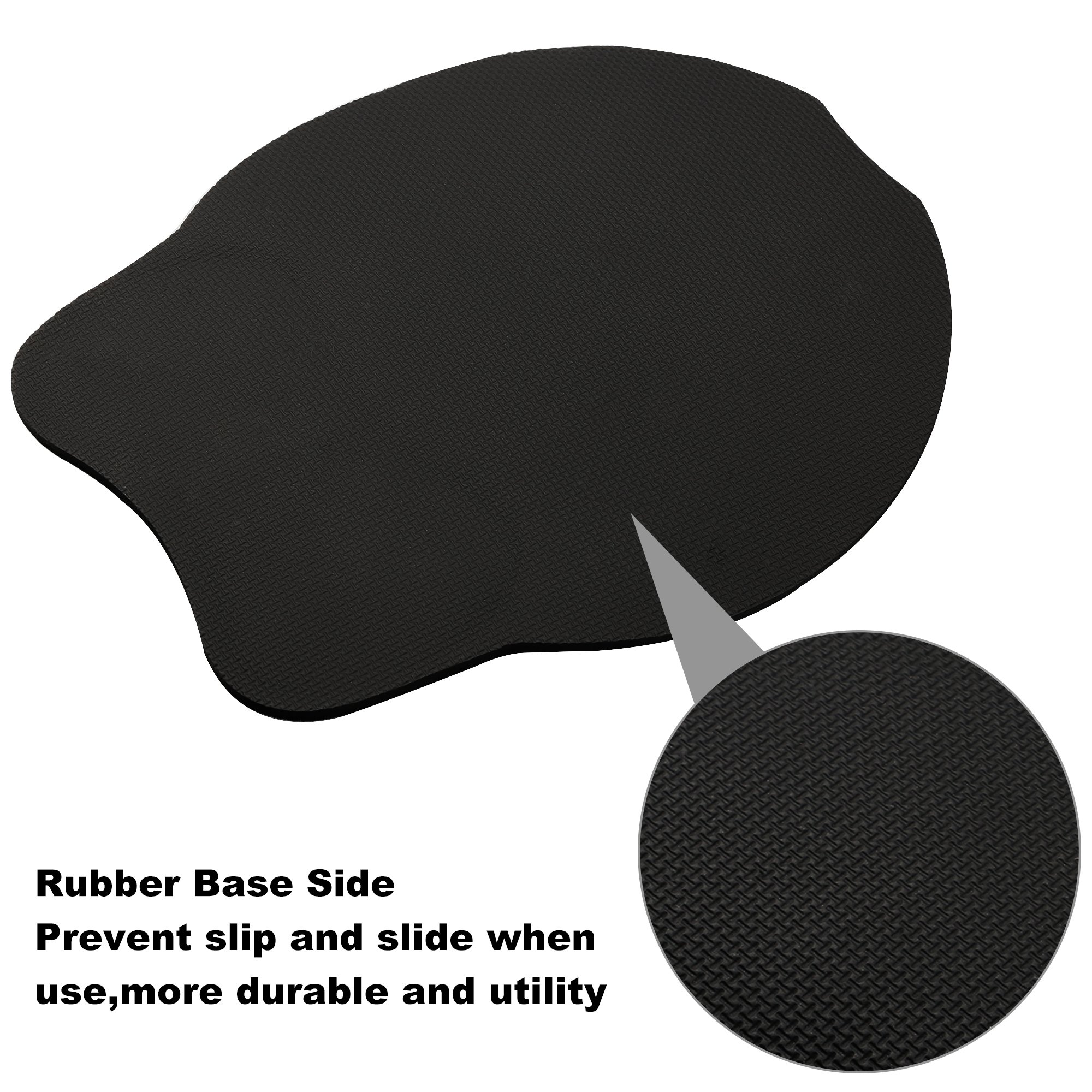 Gimars Cuscini Poggiapolsi e Mouse Pad con Poggiapolsi per Mouse Tastiera Ergonomico Memory Foam Lycra