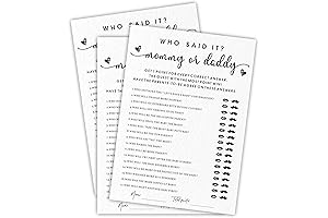Mommy or Daddy? Hilarious Baby Shower Game!