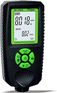 Coating Thickness Gauge CM-206X Digital Paint Meter/Best for Automotive Paint Thickness Measurement (Resolution 0.001mils)