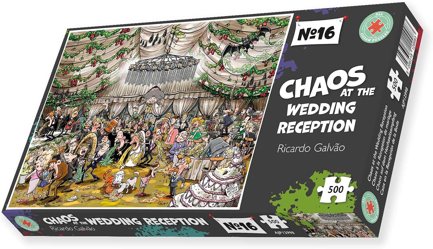 Chaos at The Wedding Reception 500 Piece Jigsaw Puzzle