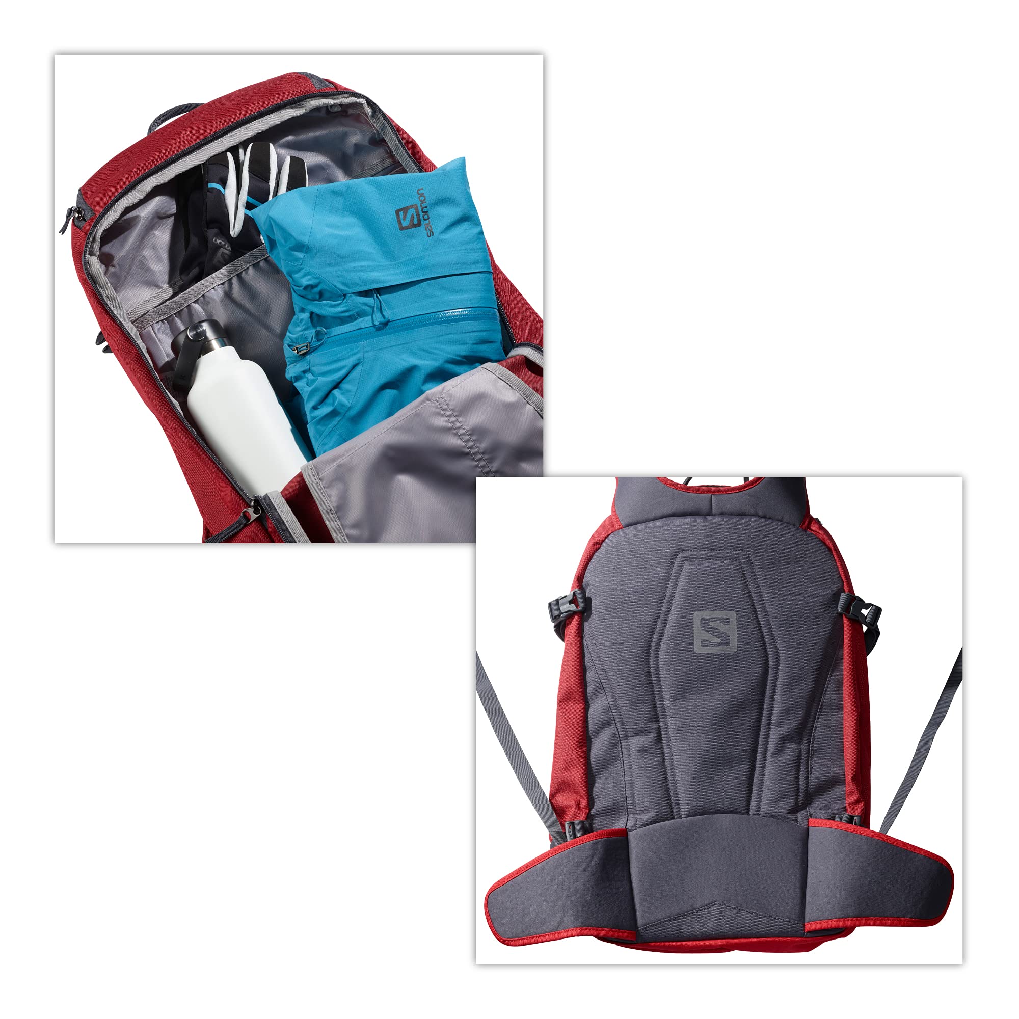 Salomon Side 25 Unisex Ski Snowboard Rucksack für Stiefel und Handschuhe Mountain bike MTB 25L