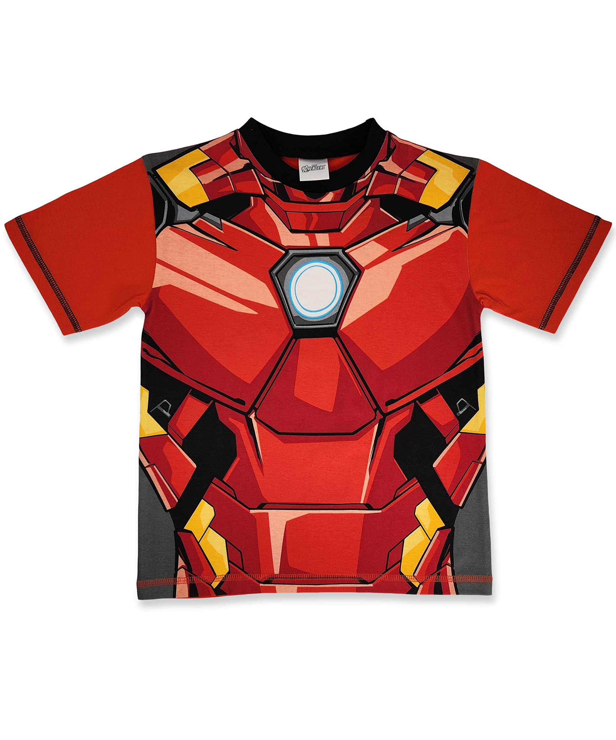 Marvel Pijama Corto Ironman Avengers con Parte Delantera Que Brilla en la Oscuridad
