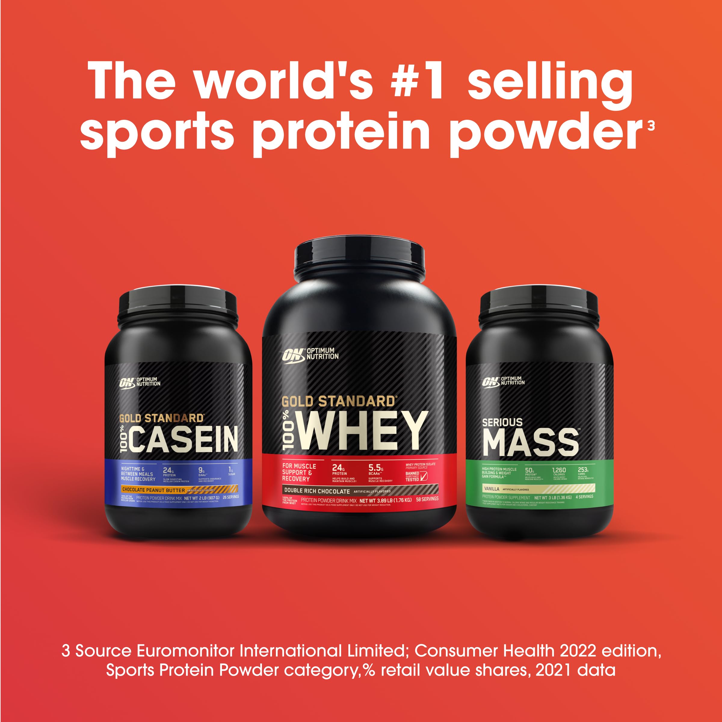 Serious Mass Strawberry Weight Gain Protein Powder | 12 lbs