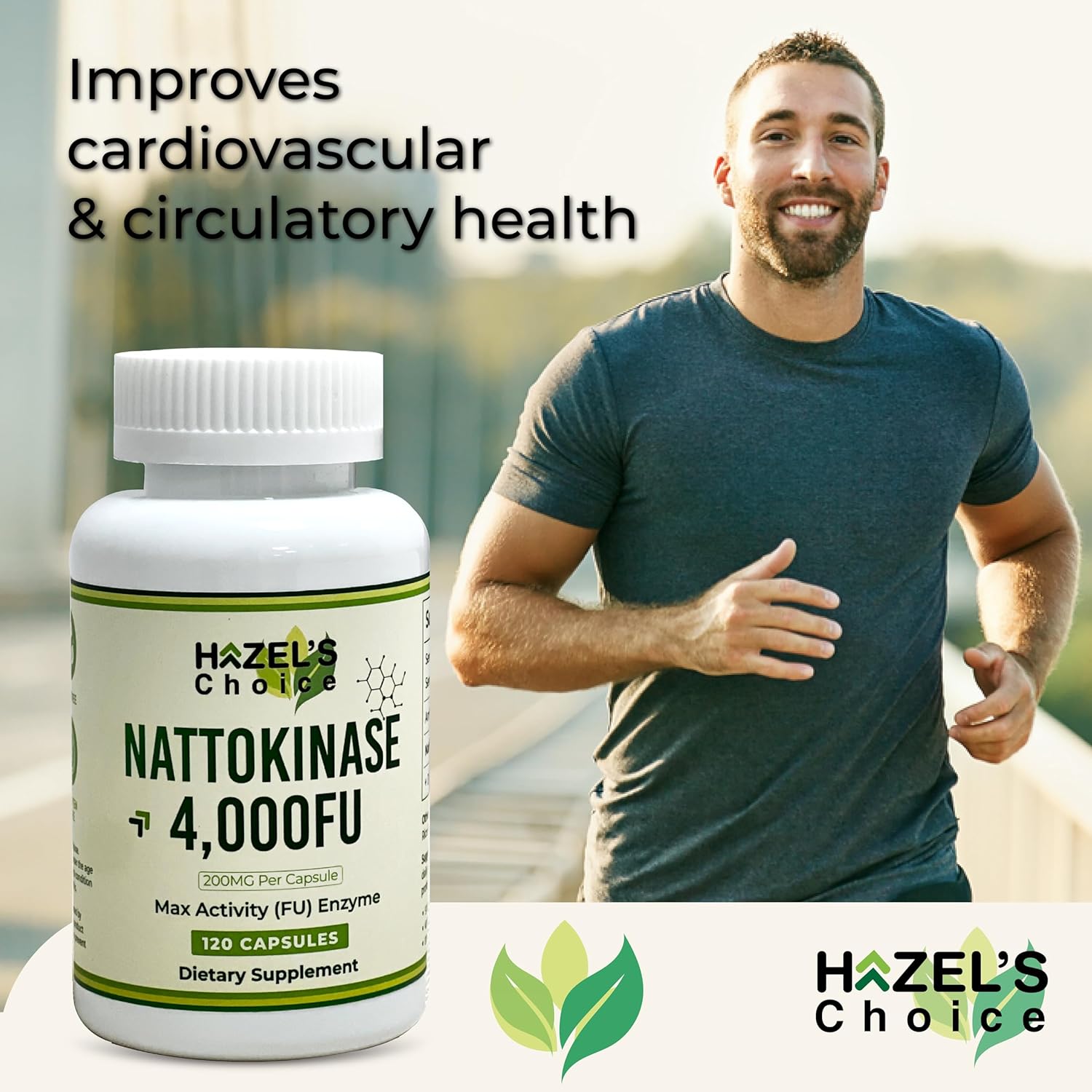 HAZEL'S Choice Nattokinase 4,000 FU – 120 Capsules – 200MG Per Serving – Maximum Activity FU Enzyme – Dietary Supplement – Non-GMO & Gluten-Free - Image 6
