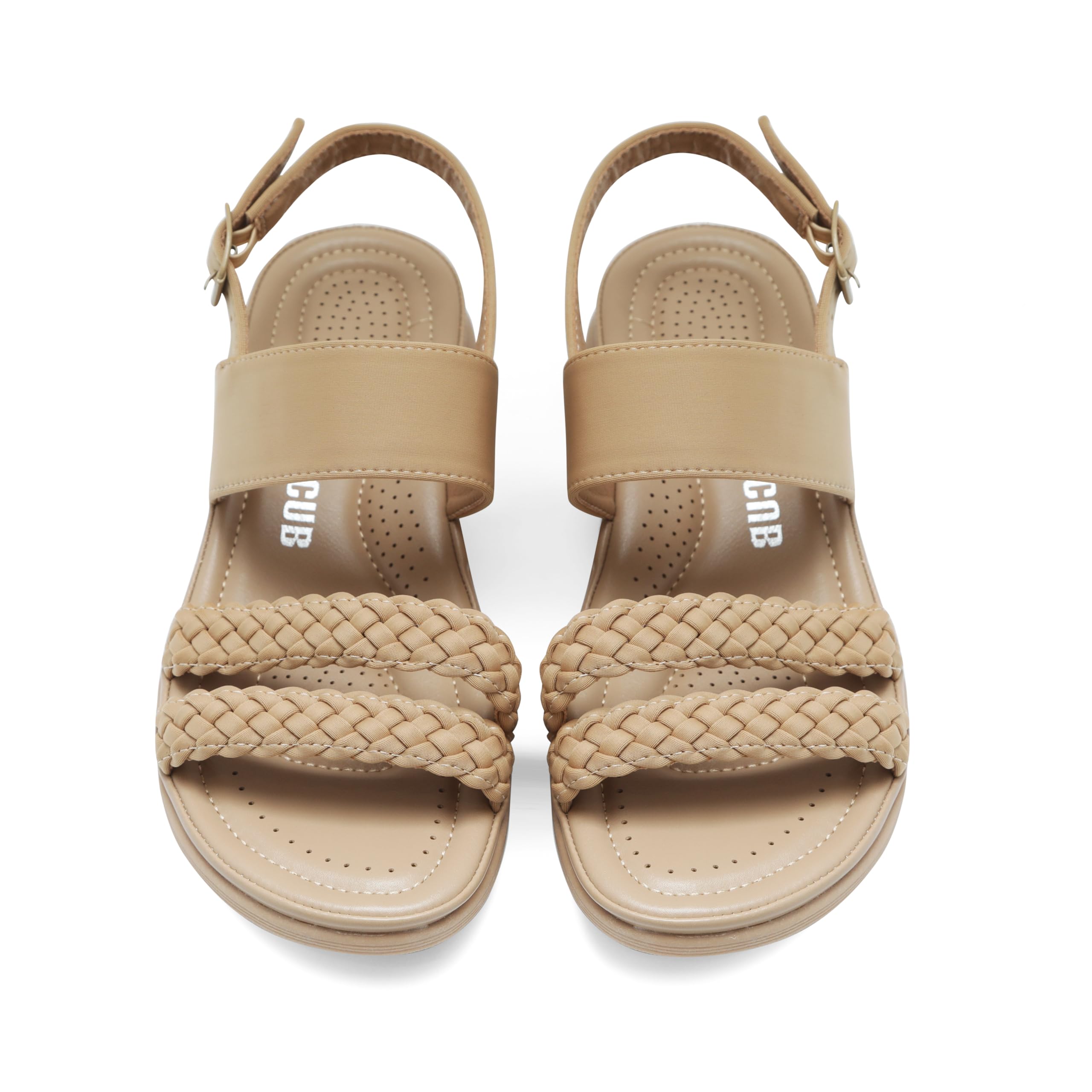 Women's Flat Sandals Ankle Strap Open Toe Summer Braided Sandal Beach Comfortable Platform Outdoor Slingback Dress Shoes